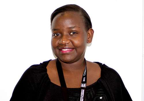 Portrait of a young women from Uganda